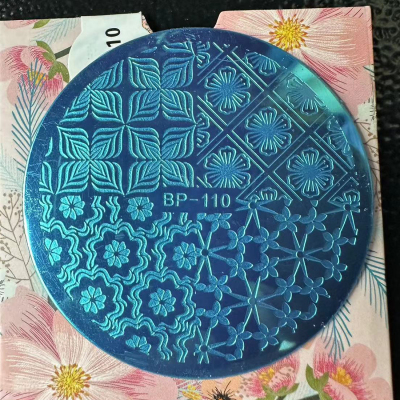 【油姐】Born Pretty 圆板 印花钢板 美甲DIY彩绘模板 转印工具