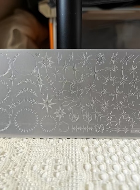 【油姐】SPV-398 印花钢板 美甲DIY彩绘模板 转印工具