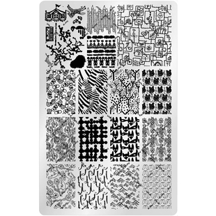 【油姐】ZJOYplus-418 印花印板 美甲DIY彩绘工具 皆明川