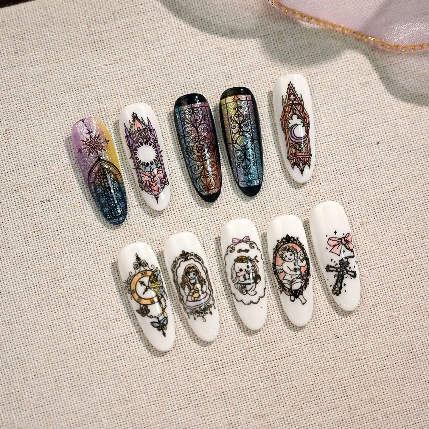 【油姐】TG 011-020 美甲转印钢板 DIY彩绘模具 印花工具