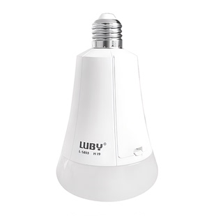 1680LM 出口LUBY DC双用6500K LED灯泡16W E27内置4000MAH锂电