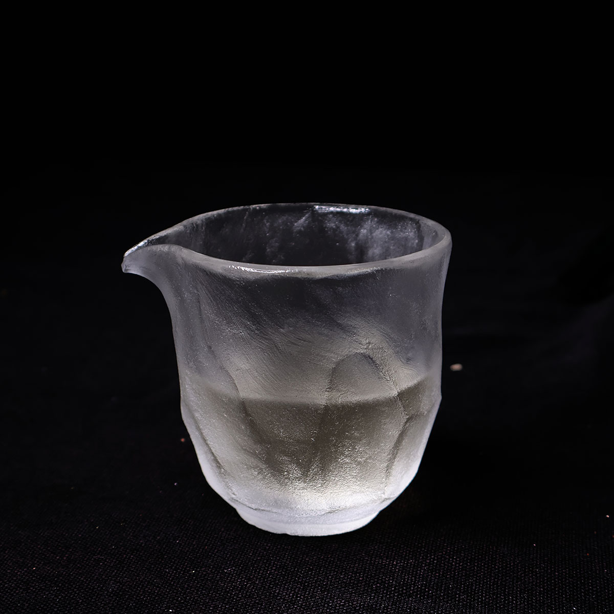 红锦添熔炼水晶公道杯茶杯晶作系列手工艺品耐高温明火干烧不裂