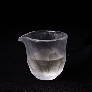 红锦添原矿水晶公道杯茶杯晶作系列手工艺品耐高温明火干烧不裂