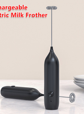 Wireless Milk Frothers Electric Handheld Blender With USB El