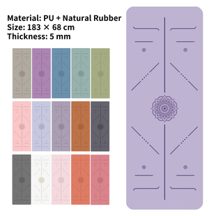 Thick Non Durable Mat Pilates Fitness Exercise Gym Yoga slip