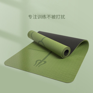瑜伽垫tpe健身运动垫愈加垫子加厚10mm多功能仰卧起坐垫支持LOGO