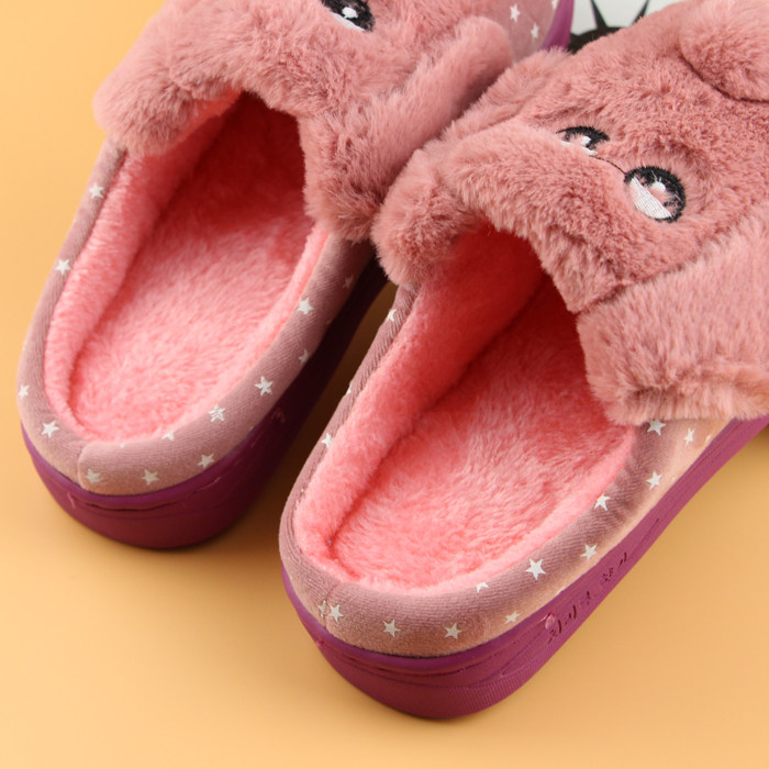 Pantoufles enfants en suède pour hiver - semelle EVA - Ref 1014536 Image 5