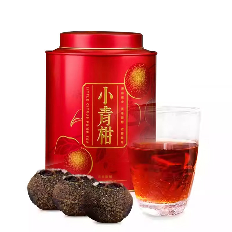 新会陈皮礼盒罐装柑普茶