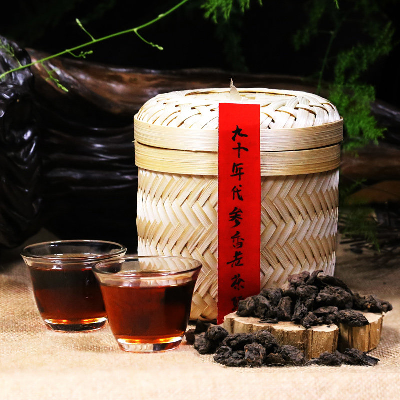 云南普洱茶熟茶 勐海参香老茶头普洱熟茶勐海陈年熟茶300g