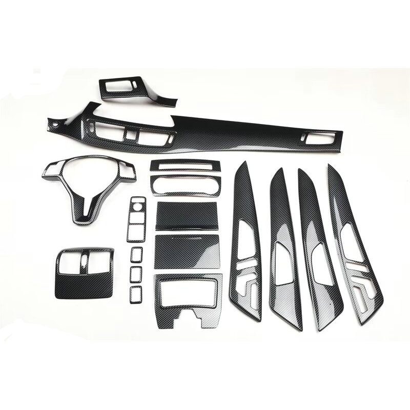 碳纤维内饰贴桃木中控排挡方向盘