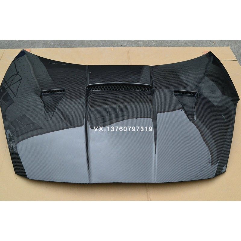 改装碳纤维三孔款机盖头