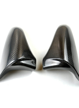 适用于13-17雷克萨斯IS/GS/ES/RC/RCF/GSF/CT/LS牛角碳纤后视镜罩