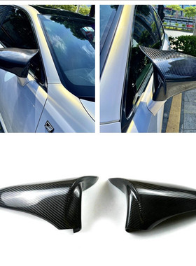 适用于13-17雷克萨斯IS/GS/ES/RC/RCF/GSF/CT/LS牛角碳纤后视镜罩