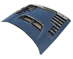 适用于斯巴鲁翼豹6代STI开孔碳纤维机盖 开孔引擎盖 翼豹六代CW款