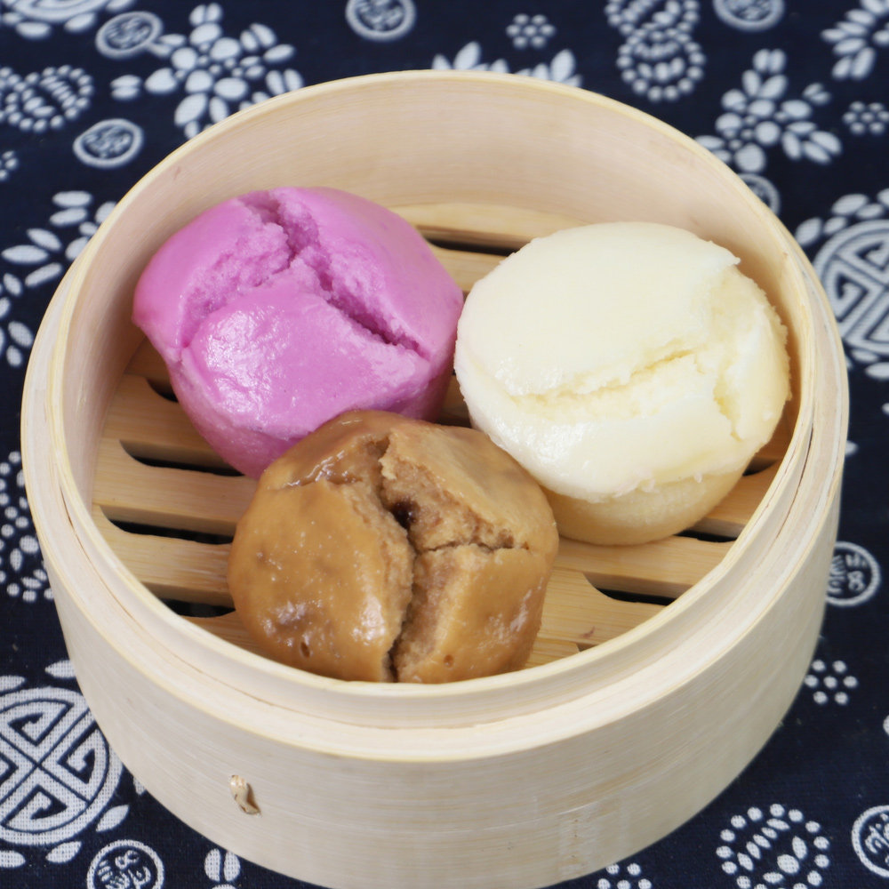 宁波特产传统糕点酒酿开花米馒头米糕小吃糕点花色团早餐310g/6个