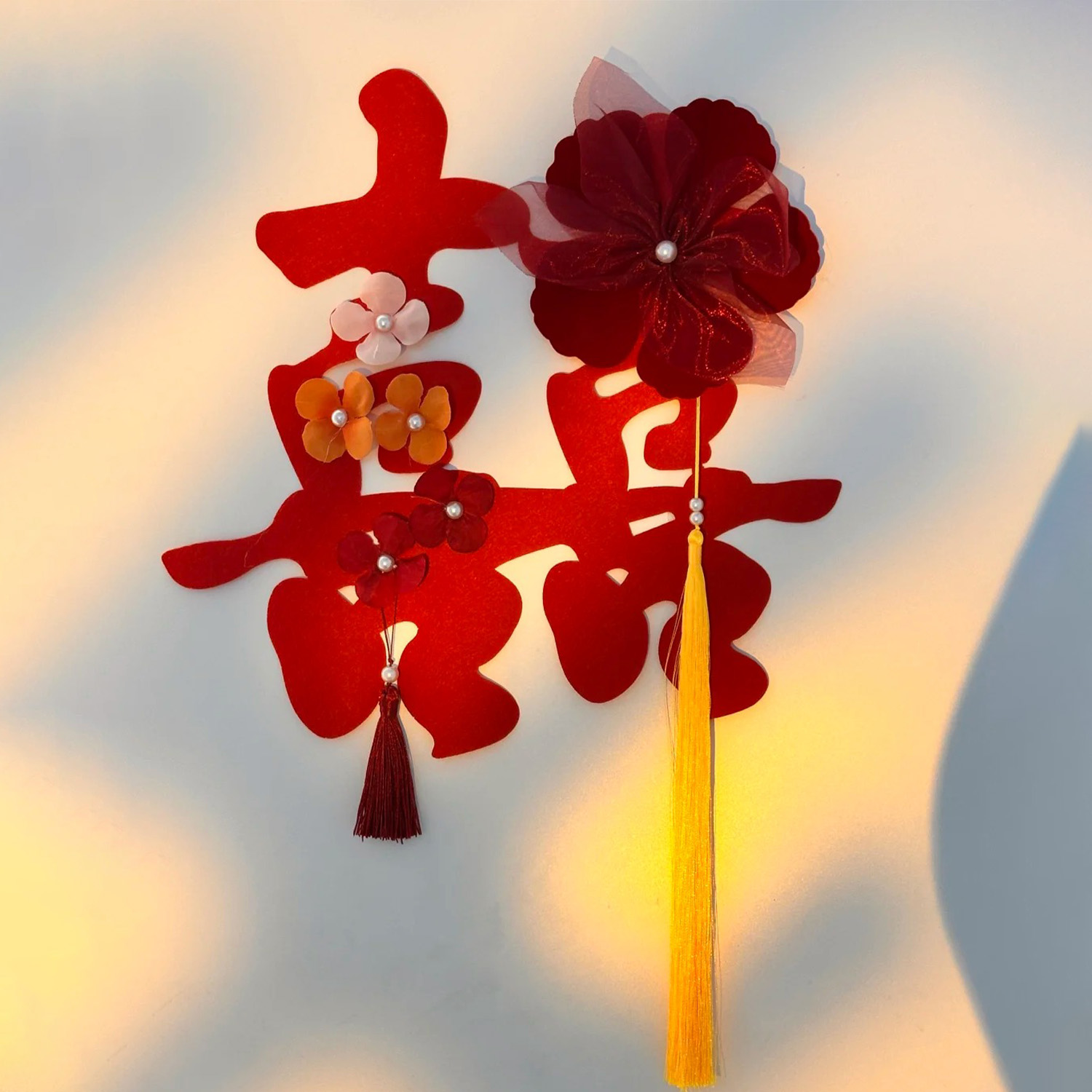 糊涂娘娘结婚装饰喜字贴婚礼专属高档门贴闺蜜新婚回礼创意款