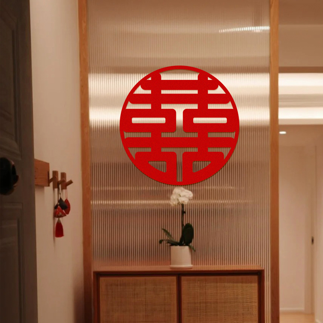婚房布置套装房门喜字贴结婚专用婚礼装饰窗户大喜字玄关玻璃贴墙