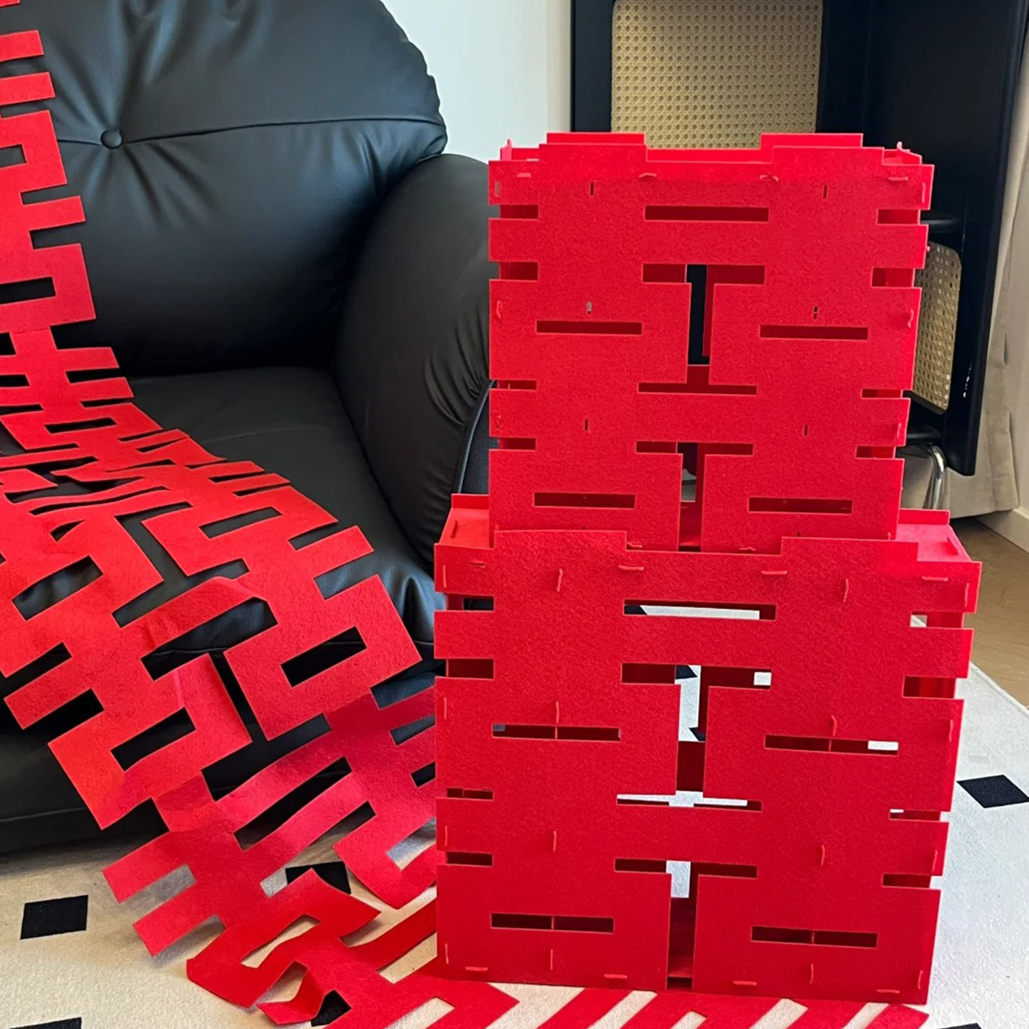 糊涂娘娘2025新款结婚专用喜字贴婚房布置套装床头背景喜嫁氛围感