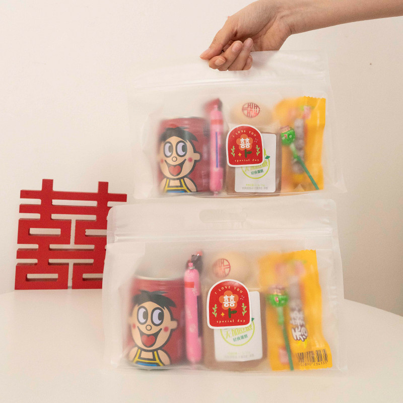 小红书同款婚礼早餐点心袋图片