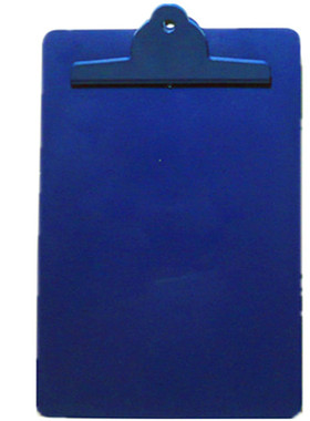 32开蓝色塑料小板夹A5写字垫板票据菜单文件纸A4挂式医院输液夹子