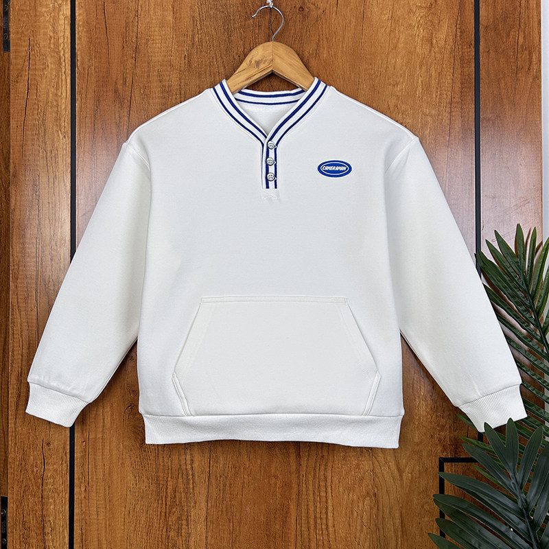 波司deng25秋季新品 男童纯棉厚实卫衣140码特卖