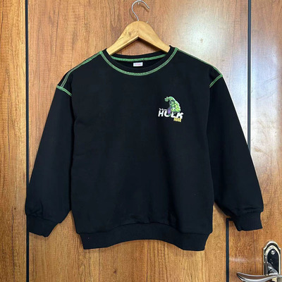 迪家中大童120-160男童纯棉毛圈卫衣漫威绿巨人品牌特卖童装