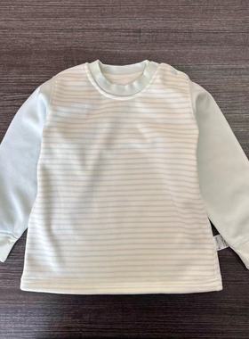 乐家秋冬新品冬男童加绒保暖套装100.110保暖上衣保暖裤童装