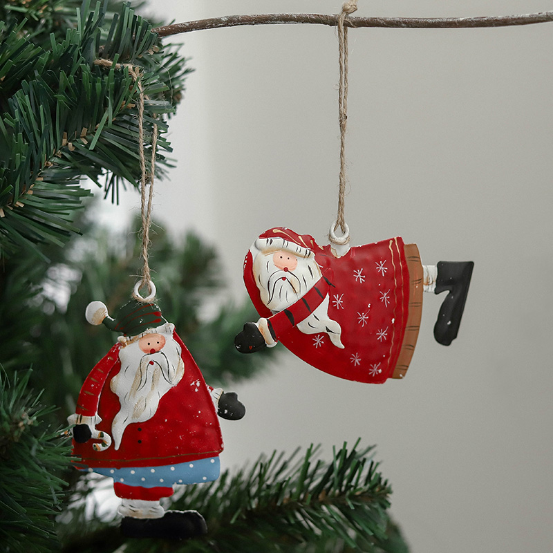 圣诞老人装饰挂件场景布置道具