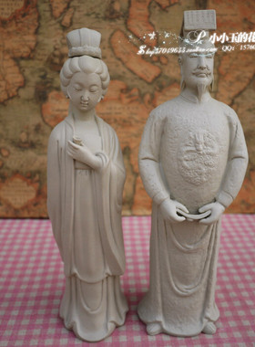 磨砂陶瓷古代时尚风礼物