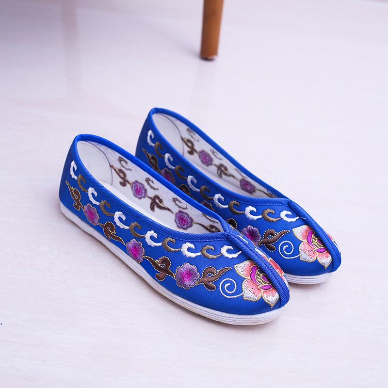 绣花鞋老北京千层底布鞋