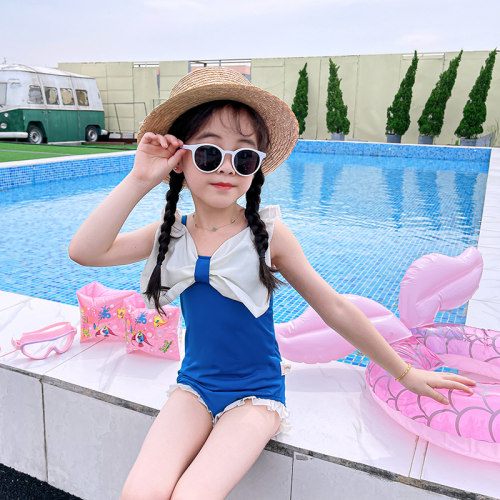 女童泳装婴儿连体洋气夏季公主