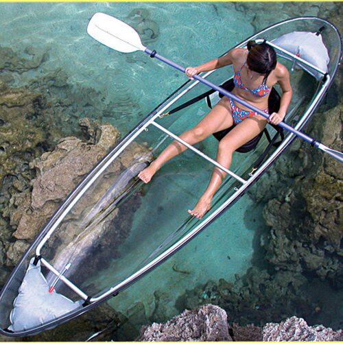 neckycanoe透明皮划艇双人皮划艇