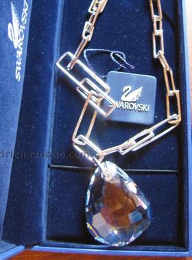 国内现货德国淘得中古施家巨大水晶坠项链带原盒成色新