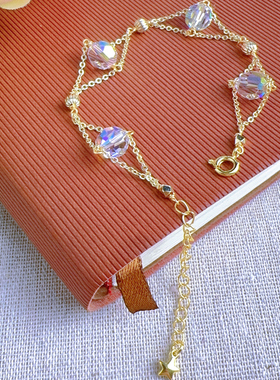 原创设计施家水晶恶魔之眼手链