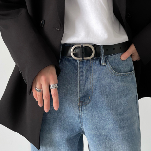 chic风潮流复古皮带男女休闲ins时髦学生装 韩版 饰腰带 自制新款