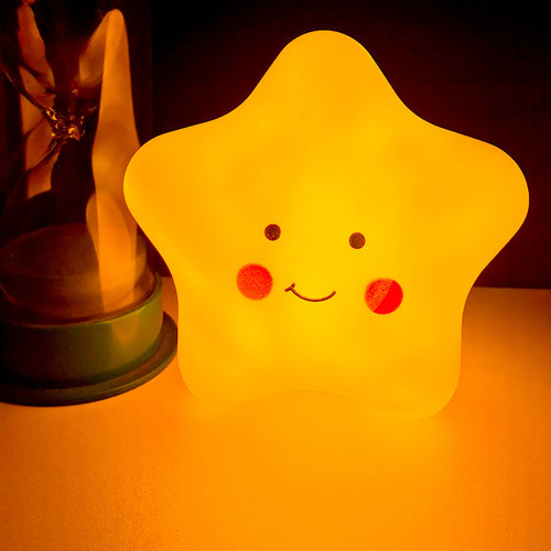 可爱移动儿童护眼星星小夜灯充电