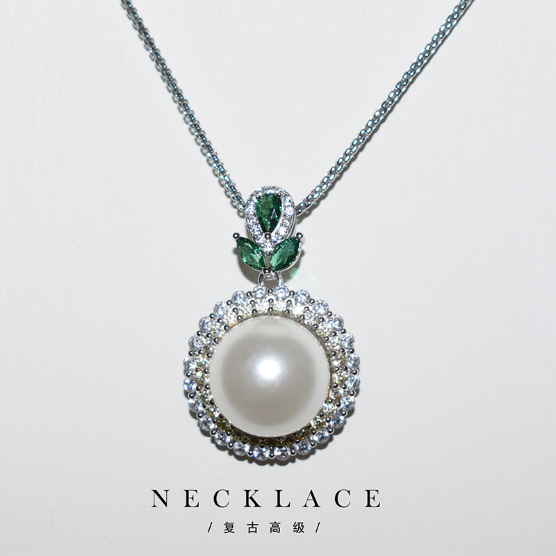 麦芭贝尔珍珠女吊坠项链