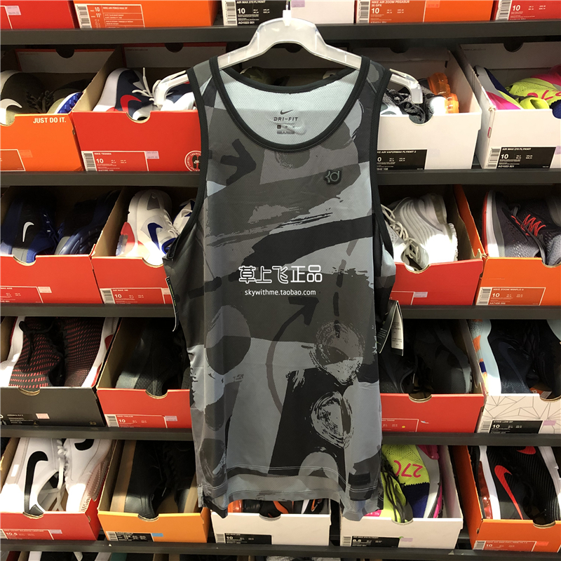NIKE 杜兰特KD 夏季篮球运动速干背心无袖T恤 926265-410-012券后99.00元