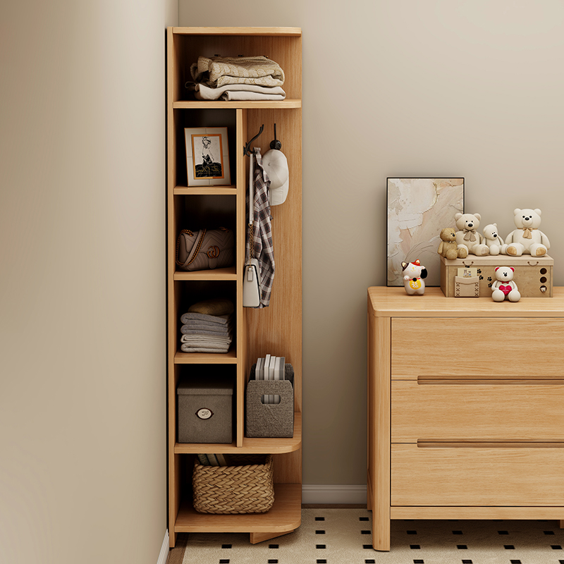 转角靠墙衣柜卧室家用置物架