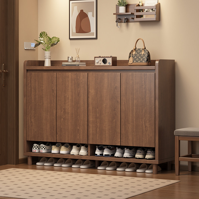 鞋柜家用门口2026爆款室内玄关柜一体入户大容量储物柜简易收纳架