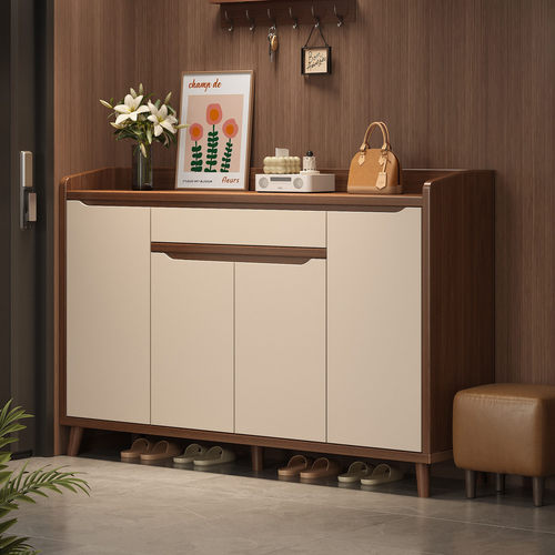 【董宇辉推荐】大容量胡桃色鞋柜