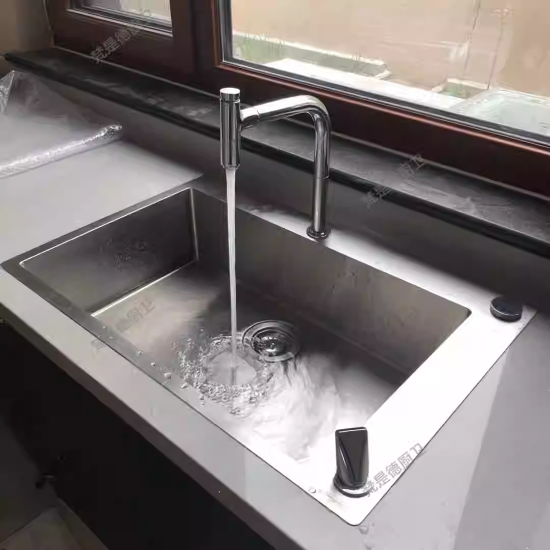 德国汉斯格雅原装家用洗菜盆单槽C71 不锈钢水槽43202007含龙头