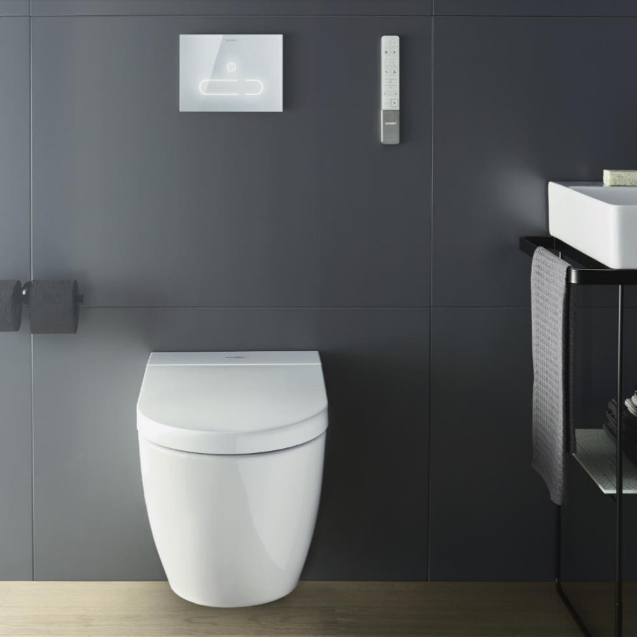 德国Duravit杜拉维特暗装挂墙智能马桶251009+612000含感应水箱