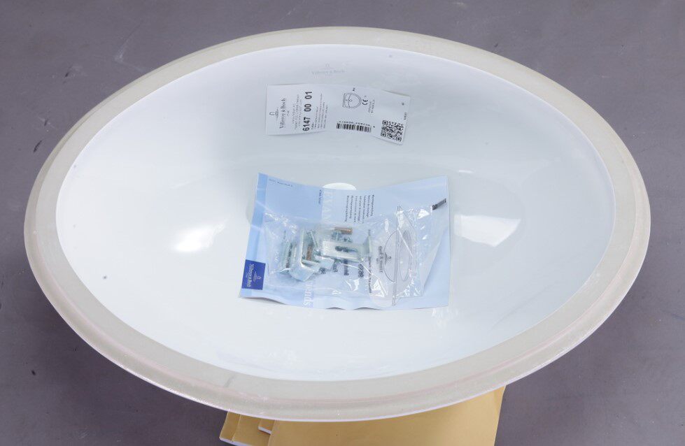 德国品牌原装61470001台下盆脸盆洗手盆570*410面盆陶瓷盆洗面盆