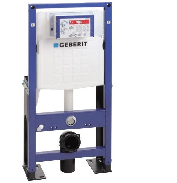 瑞士吉博力原装二代三代自立式隐蔽式水箱含白色面板套装暗装入墙