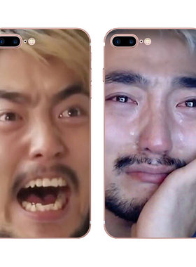 韩柳炳宰搞笑咆哮表情包适用iPhone8plus/6S苹果7P手机壳保护套