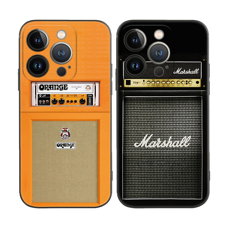 经典复古摇滚音箱音响图案适用iPhone17 ProMax/air 16 plus苹果15Pro手机壳14防摔13保护套华为荣耀小米oppo