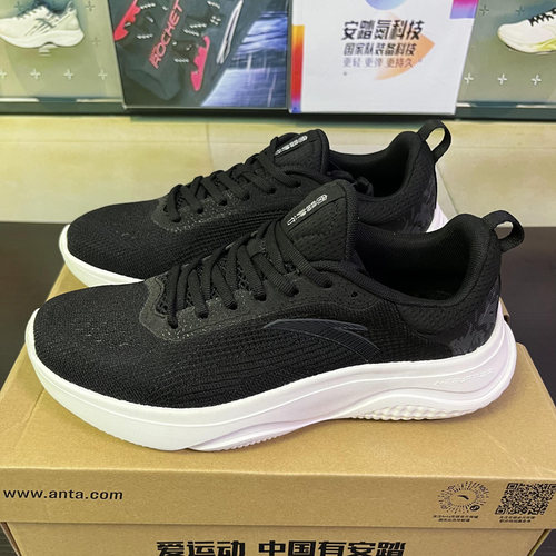 安踏神行4综训鞋女鞋春秋网面新款速干透气回弹运动跑步122337718