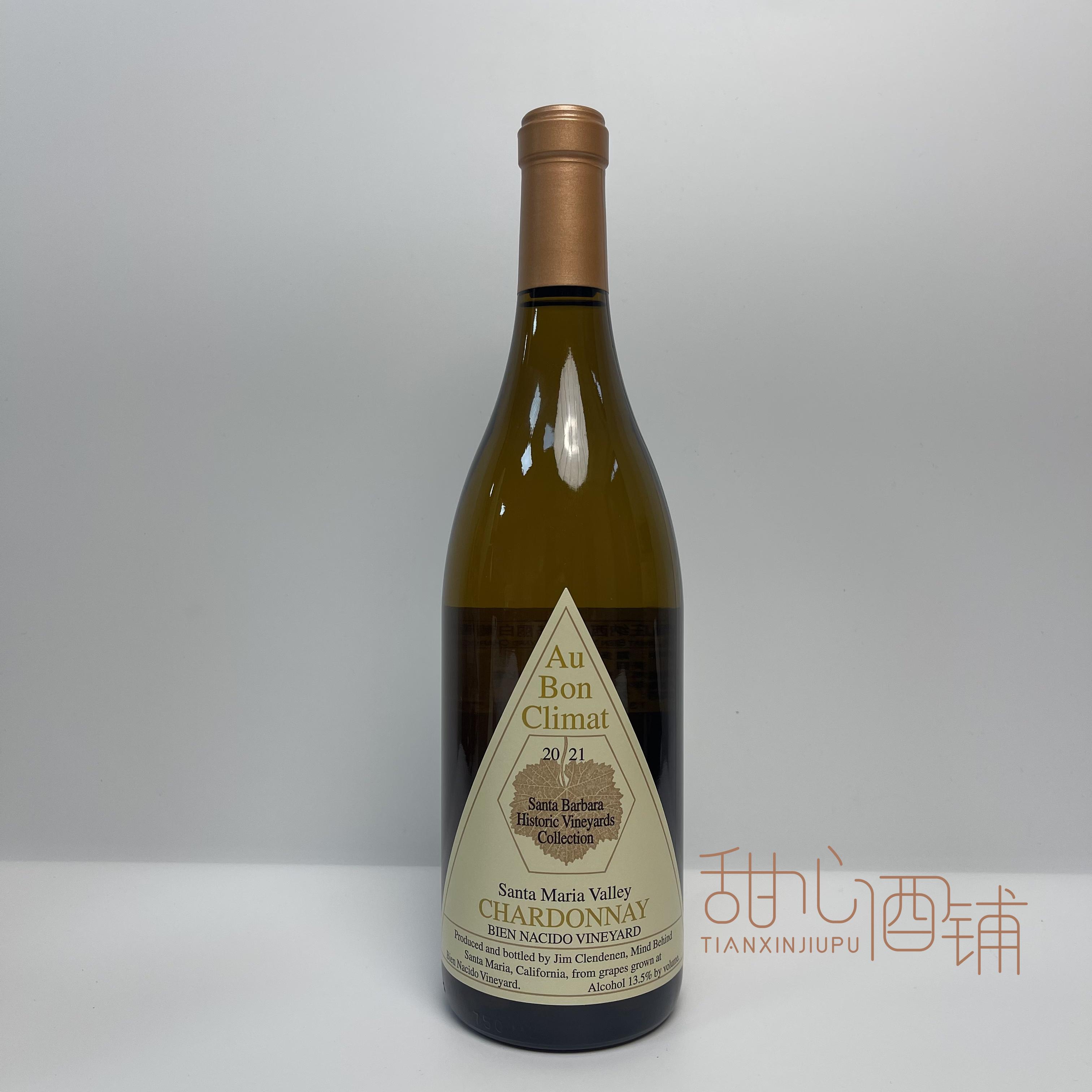美国 加州名庄圣巴巴拉奥邦酒庄 ABC纳西多霞多丽干白葡萄酒 2021