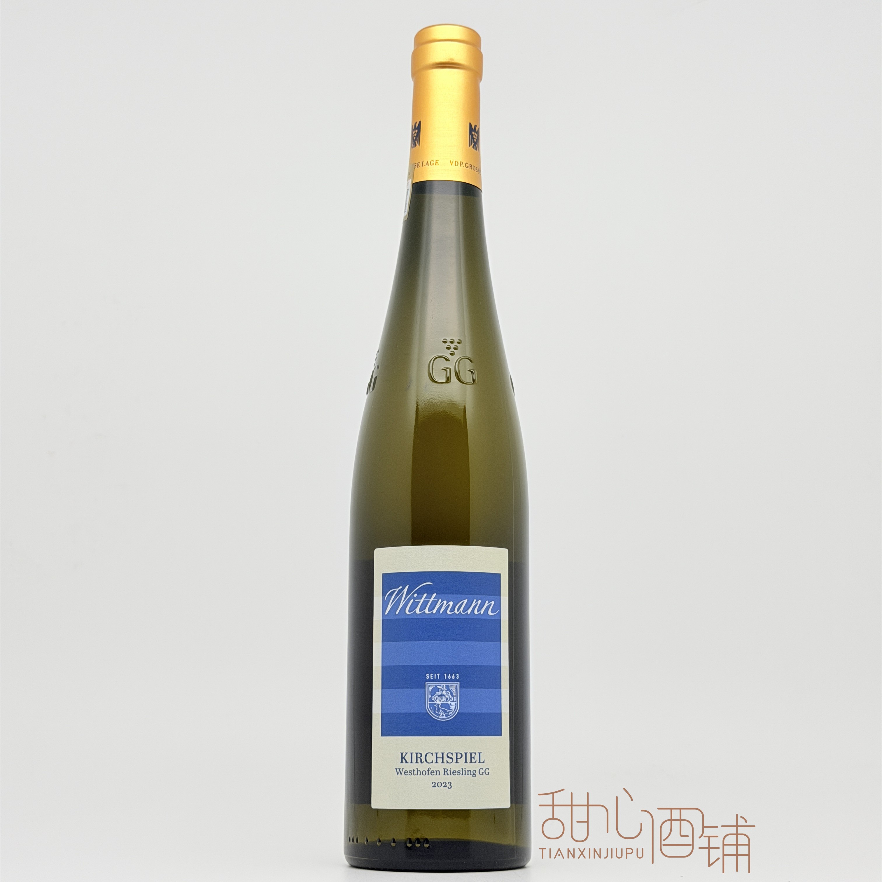 维特曼酒庄雷司令白葡萄酒图片